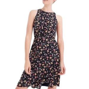 J. Crew Mercantile Ruched Waist Floral Dress